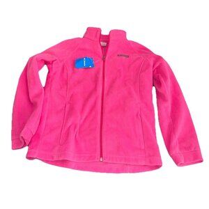 Columbia Fleece jacket / Coat Youth Girl size L Xl(18/20) Color Pink
